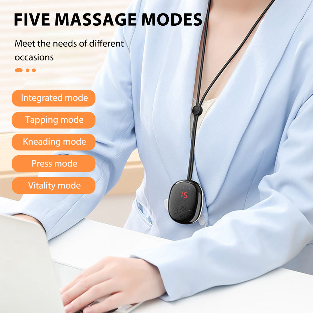 Hanging Cervical Spine Massager Electric EMS Neck Shoulder Massage