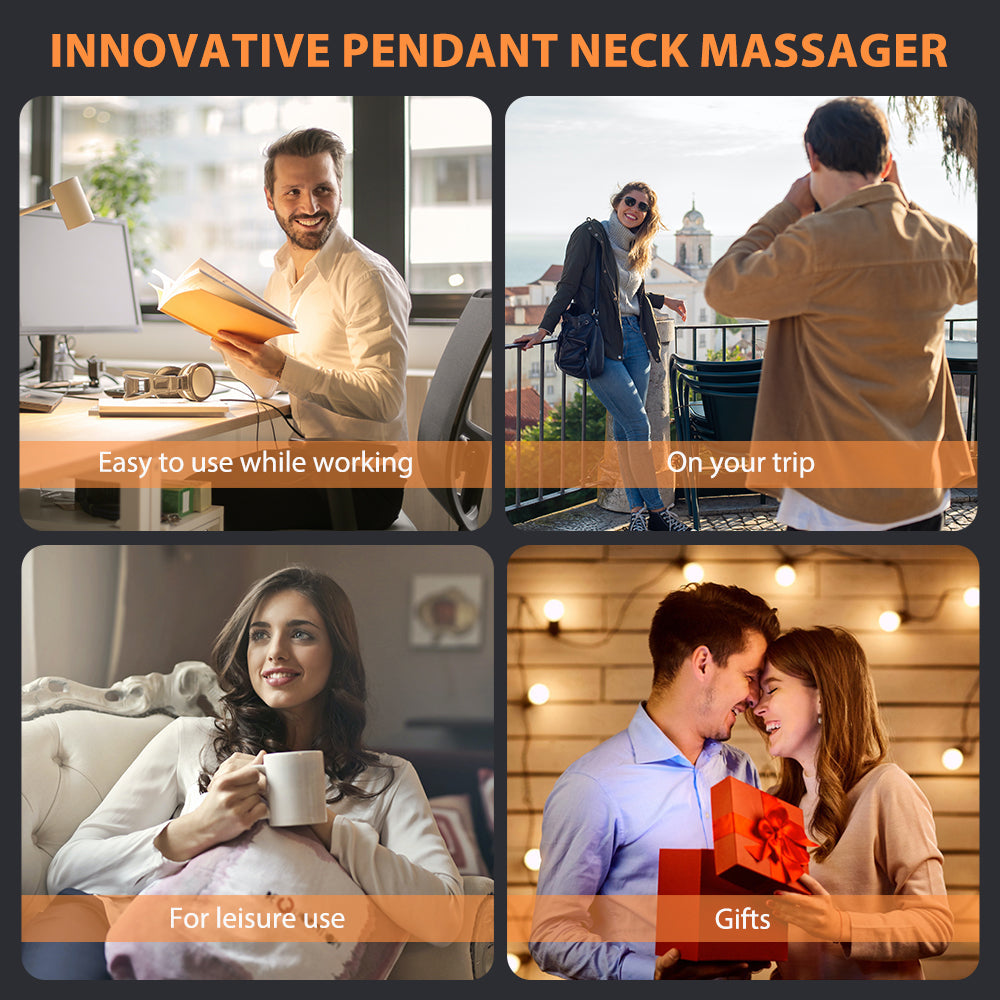 Hanging Cervical Spine Massager Electric EMS Neck Shoulder Massage